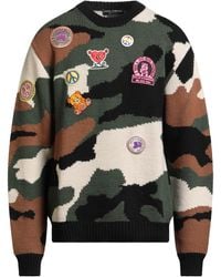 Dolce & Gabbana - Military Sweater Virgin Wool, Viscose, Polyamide, Cashmere - Lyst