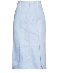 Raf Simons - Light Midi Skirt Cotton - Lyst
