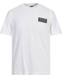 EA7 - T-Shirt Cotton - Lyst