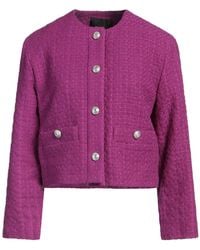 Maje - Jacket Cotton, Polyamide, Polyester - Lyst