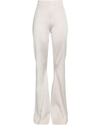 Circus Hotel - Ivory Pants Viscose, Polyamide, Metal Fiber, Polyester - Lyst