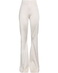 Circus Hotel - Ivory Pants Viscose, Polyamide, Metal Fiber, Polyester - Lyst
