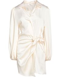 ViCOLO - Ivory Mini Dress Polyester - Lyst