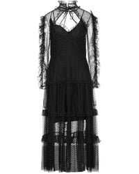 Frankie Morello Long Dress - Black