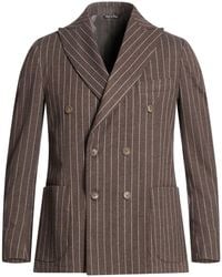 Takeshy Kurosawa - Blazer Polyester, Viscose, Wool, Elastane - Lyst
