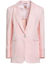 BOSS - Blazer Linen, Viscose, Elastane - Lyst