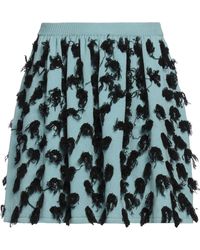 Moschino - Sky Mini Skirt Virgin Wool - Lyst