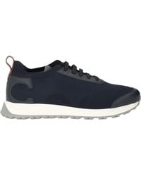 Canali - Midnight Sneakers Leather, Textile Fibers - Lyst