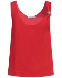 Blumarine - Top Polyester - Lyst