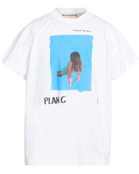 Plan C - T-Shirt Cotton, Elastane - Lyst