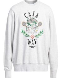 Casablancabrand - Sweatshirt Organic Cotton, Polyester - Lyst