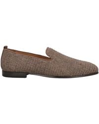 Giovanni Conti - Loafers Textile Fibers, Leather - Lyst
