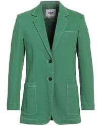 MSGM - Blazer Cotton - Lyst