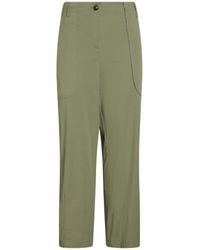 ALESSIA SANTI - Military Pants Cotton, Polyamide, Elastane - Lyst
