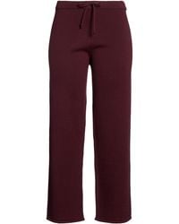 Alpha Studio - Burgundy Pants Geelong Wool - Lyst