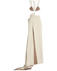 FEDERICO CINA - Maxi Dress Wool - Lyst