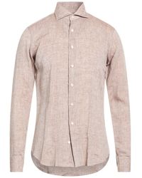 Tombolini - Taupe Shirt Linen - Lyst