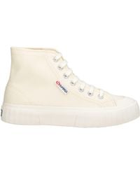 Superga - Cream Sneakers Textile Fibers - Lyst