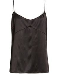 SOLOTRE - Top Silk, Elastane - Lyst