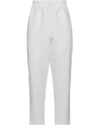 Soallure Denim Trousers - White