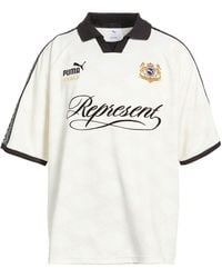 PUMA - X Represent King Jersey Ivory Polo Shirt Polyester - Lyst