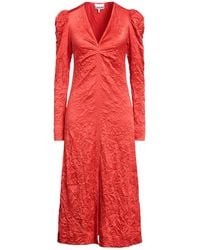 Ganni - Midi-Kleid - Lyst