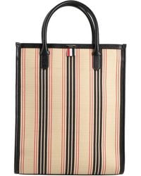 Thom Browne - Handbag Leather, Textile Fibers - Lyst