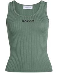 Gaelle Paris - Tank Top Polyester, Viscose, Elastane - Lyst