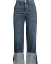 ALESSIA SANTI - Pantalon En Jean - Lyst