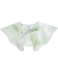 Ganni - Light Scarf Organic Cotton - Lyst