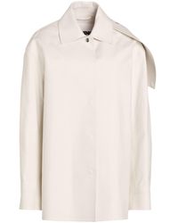 Jil Sander - Overcoat & Trench Coat Cotton - Lyst