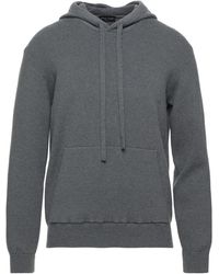 for Men Grey gym and workout clothes Sweatshirts Roberto Collina Cashmere Jumper in Steel Grey Mens Clothing Activewear 