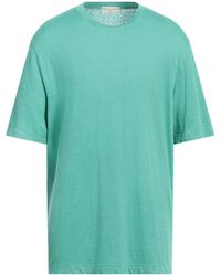 FILIPPO DE LAURENTIIS - T-Shirt Linen, Elastane - Lyst