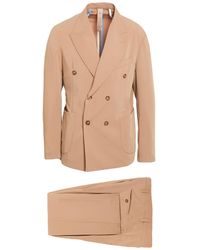 BERNESE Milano - Camel Suit Polyester, Viscose, Elastane - Lyst