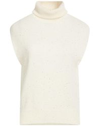 Siste's - Ivory Turtleneck Polyamide, Virgin Wool, Alpaca Wool - Lyst