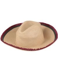 Brunello Cucinelli - Hat Straw, Viscose, Brass - Lyst
