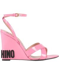 Moschino - Couture Sandals Leather - Lyst