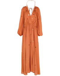 forte_forte - Maxi Dress Cotton, Silk, Acrylic - Lyst