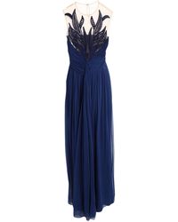 Alberta Ferretti - Maxi Dress Silk, Polyamide, Viscose, Cotton, Synthetic Fibers - Lyst