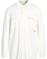 Agnona - Cardigan Cotton, Silk, Polyamide, Brass - Lyst