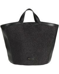 Khaite - Handbag Leather, Textile Fibers - Lyst