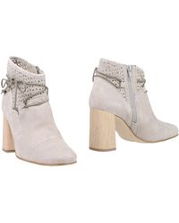 CafeNoir Ankle Boots - Grey
