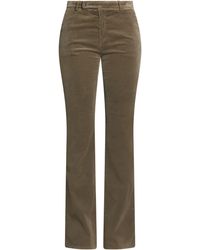 120% Lino - Military Pants Cotton, Elastane - Lyst