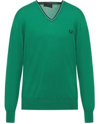 fred perry sweater green