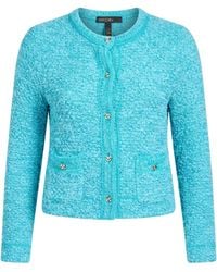 Marc Cain - Azure Cardigan Cotton, Organic Cotton, Polyamide, Acrylic, Viscose - Lyst