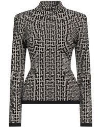 Balmain - Rollkragenpullover - Lyst