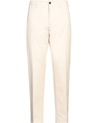 Department 5 - Ivory Pants Cotton - Lyst