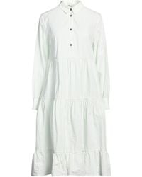 Cappellini By Peserico - Light Midi Dress Cotton, Elastane - Lyst