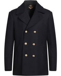 TWENTY-ONE by ANTONIO CARNEVALE - Coat Wool, Polyamide - Lyst