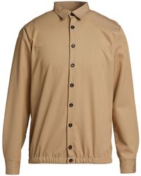 Les Hommes - Shirt Polyester, Viscose, Elastane - Lyst